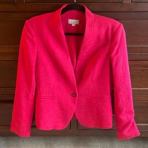 Ann Taylor pink blazer; size 6